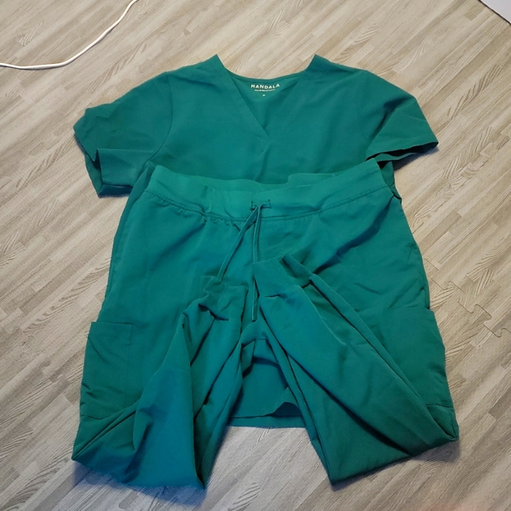 NWOT Mandala Scrubs